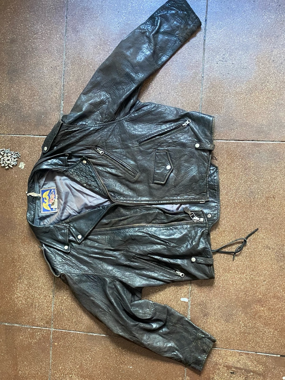 Premium soft vintage leather jacket